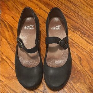 Dansko Women's Black Mary Jane heels